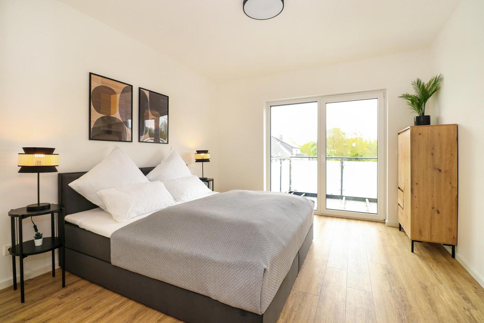 Lightplace - Moderne Apartments In Braunschweig - Balkon - Netflix - Am Kanal 外观 照片